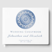 Livre D'or Blue Lace Mandala Wedding (Recto)