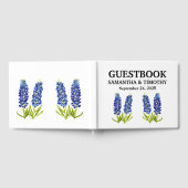 Livre D'or Bluebonnets Blue Floral Texas Floral Mariage (Complet)