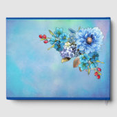 Livre D'or Blues de Cornflower en aquarelle (Verso)