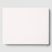 Livre D'or Blush Moderne Or Agate Script (Verso)