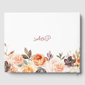 Livre D'or Blush & Peach Floral Rustic (Verso)