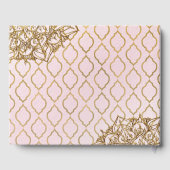 Livre D'or Blush Pink Gold Marocain nuits Mariage (Verso)