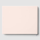 Livre D'or Blush Pink Roses Wedding (Verso)
