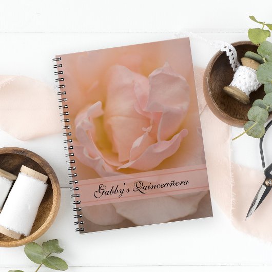 Livre d'or Blush Rose Quinceañera