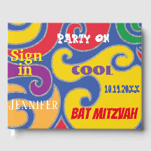 BM Bat ou Bar Mitzvah Flèches colorées