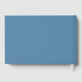 Livre D'or Bohème Pale Blue Gold Parties scintillant Floral L (Verso)