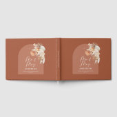 Livre D'or Bohenian boho rouille terracotta mariage m. (Complet)