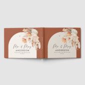 Livre D'or Bohenian boho rouille terracotta mariage m. mrs g (Complet)