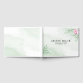 Livre D'or Boho Aquarelle Eucalyptus Baby shower (Complet)