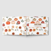 Livre D'or Boho Automne Citrouille Motif (Complet)