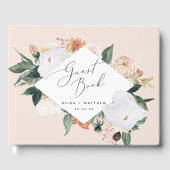 Livre D'or Boho Blooms Mariage Floral moderne (Recto)