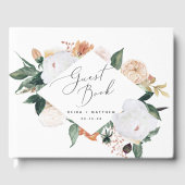 Livre D'or Boho Blooms Mariage Floral moderne (Recto)
