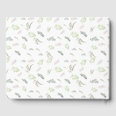 Livre D'or Boho Cotton Greenery Parties scintillant Cadre Mar (Verso)