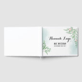 Livre D'or Boho Dusty Blue Eucalyptus Bat mitzvah (Complet)