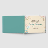 Livre D'or Boho Feathers Baby shower Floral (Complet)