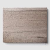 Livre D'or Boho Floral Bois Musique (Verso)