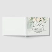 Livre D'or Boho Green Eucalyptus et Gold Guest Book (Complet)