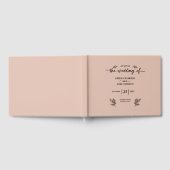 Livre D'or Boho Mariage de script tendance (Complet)