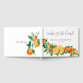 Livre D'or Boho Orange Blossom Mariage (Complet)