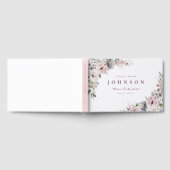 Livre D'or Boho rose pâle mariage à fleurs (Complet)