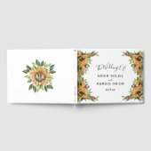 Livre D'or Boho Sunflower Rustique Mariage Fleur sauvage (Complet)