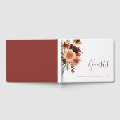 Livre D'or Boho Terracotta Floral Mariage (Complet)