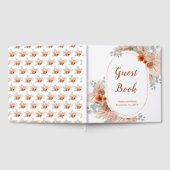 Livre d'or Boho Terracotta Herbe de la Pampa (Complet)