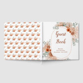 Livre D'or Boho Terracotta Pampas Grass Birthday Party (Complet)