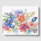 Livre d'or Boho Vibrant Fleurs (Verso)