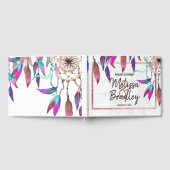 Livre D'or Boho Watercolor Dreamcatcher Rose Gold Guides (Complet)