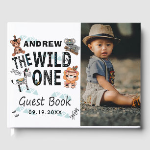 Livre D'or Boho Wild One 1er anniversaire Photo