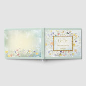 Livre D'or Boho Wildflower Rustique mariage vert (Complet)