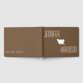 Livre D'or Bois Brown foncé rustique clôture en bois Style ch (Complet)