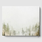 Livre D'or Bois, Forêt, Pins Arbres, Mariage des lumières à c (Verso)