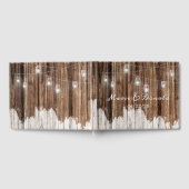 Livre D'or Bois rustique et lanternes (Complet)