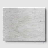 Livre D'or Bois rustique sculpté Coeur Birch Mariage (Verso)