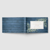 Livre D'or Bois Rustique Verdure En Mémoire Amoureuse Funérai (Complet)