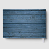 Livre D'or Bois Rustique Verdure Funéraire En Mémoire Affectu (Verso)