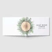 Livre D'or Bois rustique Verdure Location de vacances Petit d (Complet)