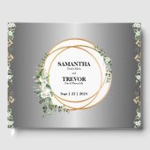 Livre D'or Boo d'hôtes Botanique Golden Rings & Foliage Gilde (Recto)