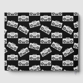 Livre D'or Boombox de musique Imprimer Boombox Motif d'art No (Verso)