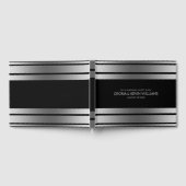 Livre D'or Bordure des bandes noires et argentées (Complet)