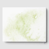 Livre D'or Botanique Botanique Rustique Mariage de verdure (Verso)