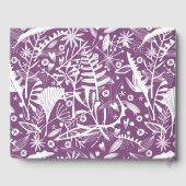 Livre D'or Botanique moderne violet (Verso)