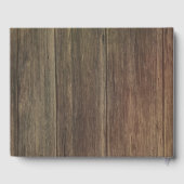 Livre D'or Botte de cowboy rustique Pays Vin Baril (Verso)