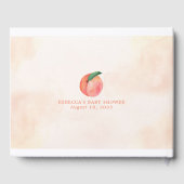 Livre D'or Bouche d'aquarelle pour bébé (Verso)