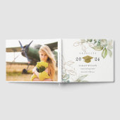 Livre D'or Bouchon de Graduation Verte au Feuillage Vert Past (Complet)
