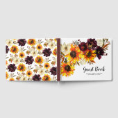 Livre D'or Bouquet d'automne Sunflower Fête des mariées fleur (Complet)