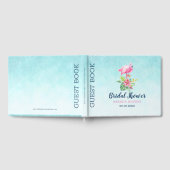 Livre D'or Bouquet de fleurs tropicales flamingo rose (Complet)