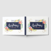 Livre D'or Bouquet de Noël Tropical & Cadre Or (Complet)